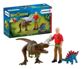 Schleich Dinosaurs 41465 Útok Tyranosaura rexa