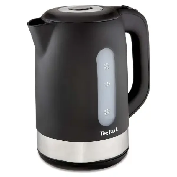 TEFAL KO 3308 nerez-čierna / rýchlovarná kanvica / 1.7L / 2400 W (3045386354948)