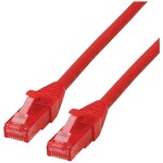 Roline 21.15.2512 RJ45 sieťové káble, prepojovacie káble CAT 6 U/UTP 2.00 m červená (jasná) netienený, bez halogénov, samozhášavý 1 ks; 21.15.2512