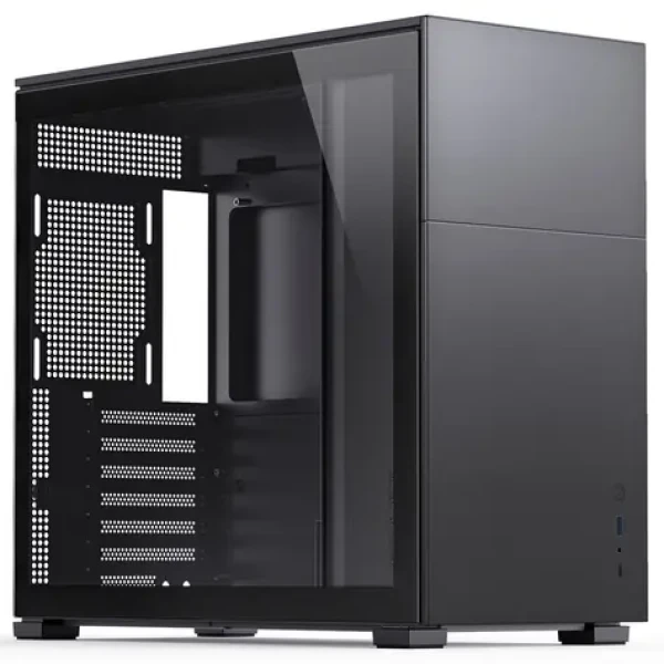 Jonsbo D41 TG čierna / ATX / 1x USB-A 3.0 / 1x USB-C 3.2 / bez zdroja / priehľadná bočnica (D41 STD BLACK)