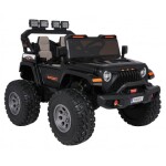 Mamido Elektrické autíčko Extreme Sport 4x4 s premenlivou veľkosťou čiernej