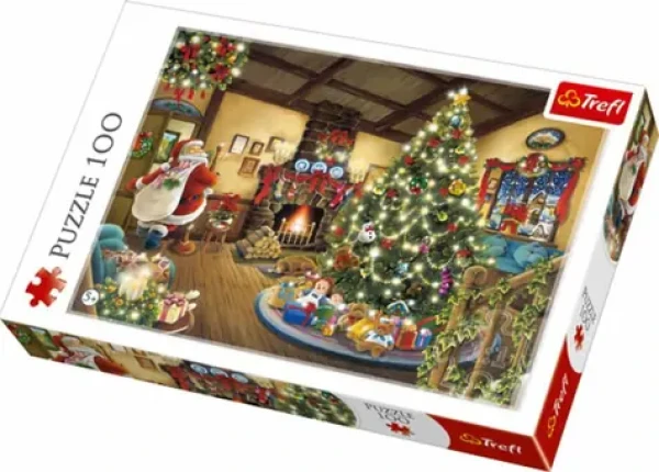 Trefl - Puzzle - Santa pri stromčeku