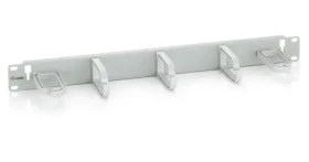 Equip 19" Panel pre správu káblov svetlo šedá / Panel pre správu káblov / 1U / 5x plastový krúžok (327321)