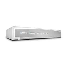 Lindy KVM Switch Pro 4 Port DisplayPort 1.2 / Prepínač KVM / 4 porty / 4K Ultra HD / USB 2.0 (39305)