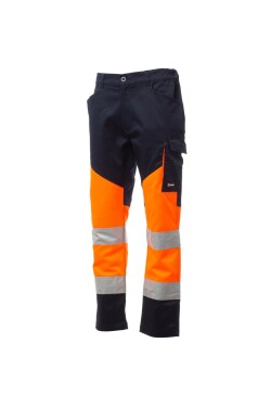 Reflexné pracovné nohavice Payper WORKING Farba: Oranžová Fluo/ N, Veľkosť: S (S00350P09502011S)