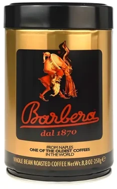 Barbera Classica 0,25 kg / Zrnková káva / Plechovka (2963)