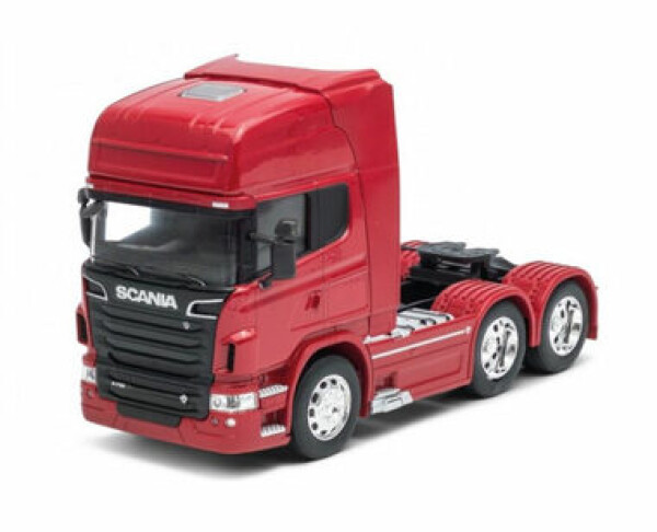 Welly Ťahač Scania V8 R730 červená