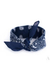 Šatka bandana Art 13014 – Classic Rebel UNI tm.modrá s bílou