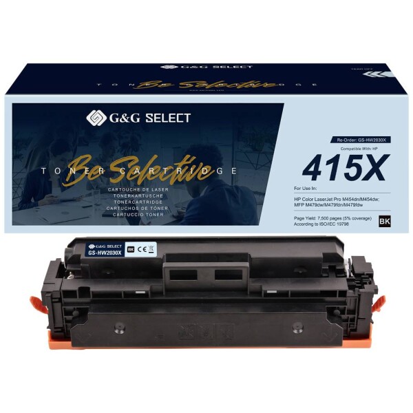 G&G W2030X toner náhradný HP 415X čierna kompatibilná toner; GS-HW2030X(415X)