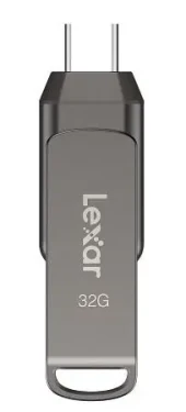 Lexar JumpDrive D400 Dual 32GB / Flash Disk / USB-A / USB-C / Rýchlosť prenosu až: 100MBs (LJDD400032G-BNQNG)