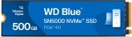 WD Blue SN5000 500GB M.2 2280 PCI-E x4 Gen4 NVMe (WDS500G4B0E)