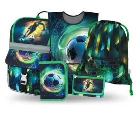 BAAGL SET 5 Zippy Futbal Hráč: aktovka, peračník, sáčok, zástera, peňaženka (A-36516)