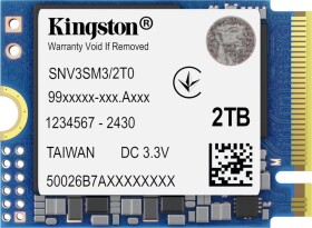 Kingston NV3 2TB M.2 2230 PCI-E x4 Gen4 NVMe (SNV3SM3/2T0)