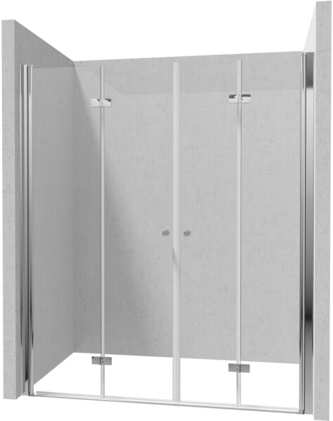 DEANTE/S - Sprchové dvere dvojité skladacie 90x90 KTSX041P+KTSX041P KERRIA/0025