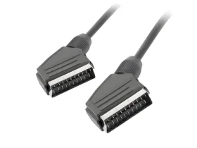 Lanberg SCART (M) - SCART (M) 1,8 m / Kábel SCART / Prepojovací (CA-EUEU-10CC-0018-BK)