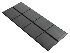 Urevo URFE001 čierna / Podložka pod cvičebné vybavenie / 160 x 65 cm / skladacia (URFE001)