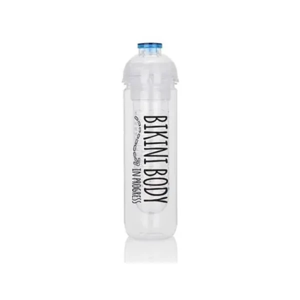 XD Design Fľaša na vodu a ovocie Bikini Body 500ml modrá (P436.815-BIK)