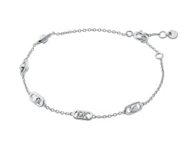 Michael Kors Strieborný dámsky náramok Astor Link MKC173600040