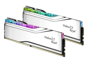 G.Skill Trident Z5 Royal RGB 32GB (2x16GB) 6400Mhz strieborná / CL30-39-39-102 / DIMM / Non-ECC / XMP 3.0 (F5-6400J3039G16GX2-TR5S)