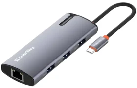 Colorway USB Hub 6v1 / USB hub / 1x USB-C / 4X USB-A / 1x RJ45 (CW-HUB03)