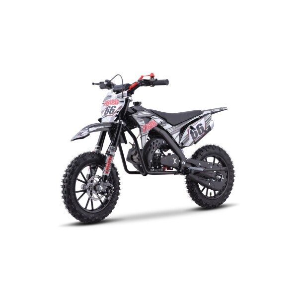 Mamido Detská benzínová motorka RamiGO TIGER 49CC čierna