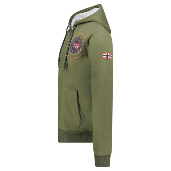 Mikina Geografické Nórsko Geganto DB 100 M WZ3028H/GN-Kaki men S