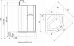 KERRA - Kabína s hydromasážou Karolina 90 5907548108661