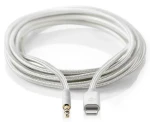 Nedis Profigold Lightning - 3,5 mm jack adaptér / Audio adaptér / MFi / nylon / 1m (CCTB39940AL10)