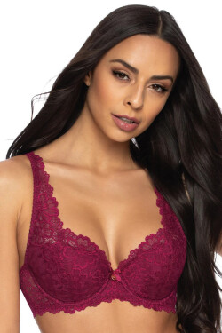Dámska podprsenka CARMELA M-053/22 Burgundy - MAT 65F bordó
