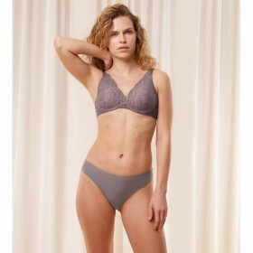 Dámske body Make-Up Illusion Lace Highleg Tai - Triumph coffee sugar (3091) 0040