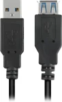 Sharkoon čierna / Predlžovací kábel USB 3.0 / USB-A / SuperSpeed 5 Gbps / 3 m (4044951015696)