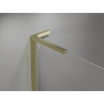 MEXEN/S - Mist-H L Duo sprchovací kút dvere krídlové 75 x 90, transparent, zlato 8A5L-075L-090P-50-00