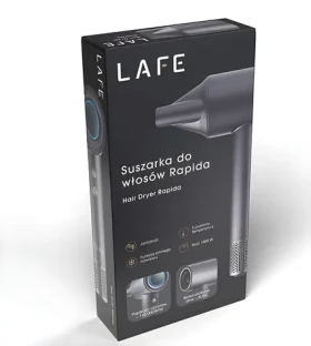 Lafe Rapida šedá / Fén na vlasy / BLDC motor / 1600 W / ionizácia / 110 000 ot/min (LAFSUS47461)
