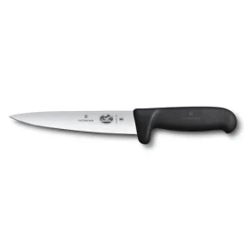 VICTORINOX Vykrvovací nôž Fibrox čierna / 16 cm (5.5603.16M)