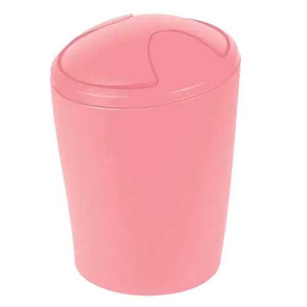 Spirella MOVE výklopný odpadkový kôš 2 L ružový / plast (7610583186744)