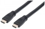 Manhattan kábel do steny HDMI-HDMI 10m / Ethernet / tienený / čierny (353977)