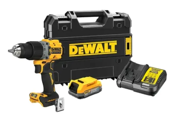DeWalt DCD805E1T / Aku vŕtačka s príklepom / 18V / 13 mm skľučovadlo / 1x 1.7 Ah + nabíjačka / 2000ot-min / 90Nm (DCD805E1T)