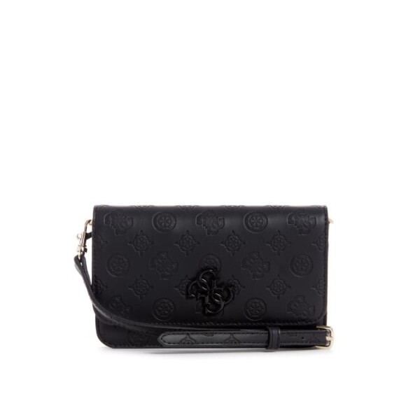 GUESS kabelka Noelle Organizer Crossbody čierna Čierna