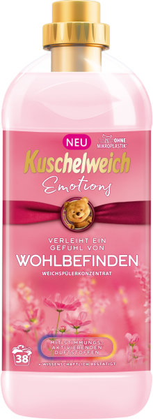 Kuschelweich aviváž - Emotions ružový, 38 praní