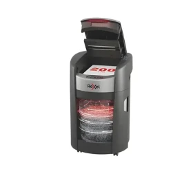 Rexel ShredMax Autofeed+ 200M čierna / Skartovačka / Automatický podávač 200 listov / 55 dB / Otočné kolieska (2025200MEU)