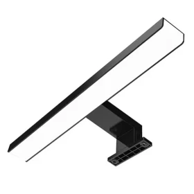 Solight WO827-BLK LED kúpeľňové osvetlenie NAD zrkadlo 3v1 čierna / 7W / 455lm / 4000K / IP44 / 40cm (8592718043278)