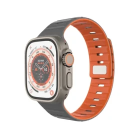 FIXED Magnetický remienok Silicone Magnetic Strap pre Apple Watch 44/45/46/49mm svetlo šedý (FIXMST2-434-LGGR)