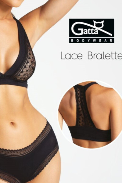 Dámska podprsenka LACE BRALETTE černá