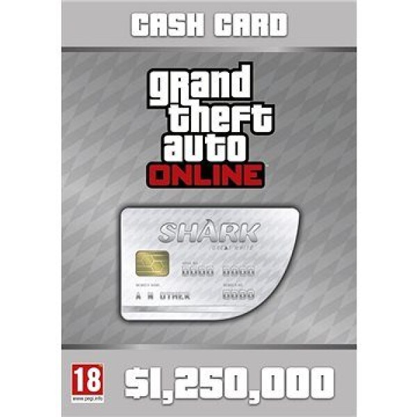 XONE Grand Theft Auto Online: Great White Shark Cash Card / Elektronická licencia / Herná mena (7F6-00003)