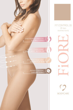 Fiore Fit Control 20 den M5204 kolor:natural