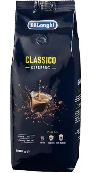 De'Longhi Classico Espresso 1kg / Zrnková káva / 50% Arabica / 50% Robusta / Stredné praženie (8004399335776)