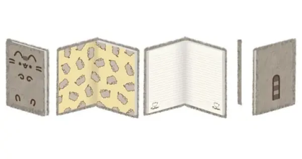 Pyramid Plyšový blok Pusheen DPL10 / Kroužkový sešit / plyšové desky (SR2403029EPM)