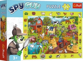Trefl - Puzzle - Puzzle s hľadaním obrázkov Spy Guy: Farma