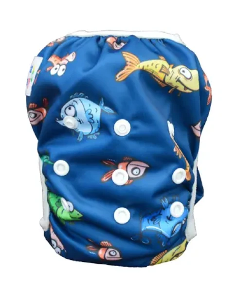 GaGa's Plienkové plavky pre bábätko Hravé ryby (8594197442573)