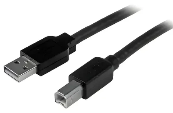 StarTech Aktívny kábel USB-A - USB-B čierna / Kábel USB / 480 Mbit/s / 15 m (USB2HAB50AC)